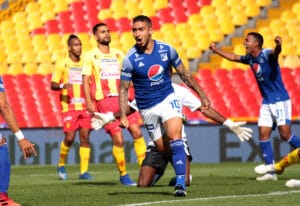 Millonarios vs Deportivo Pereira , 07-02-2021. LBP I_2021Liga BetPlay DIMAYOR I 2021 / BetPlay DIMAYOR League I 2021