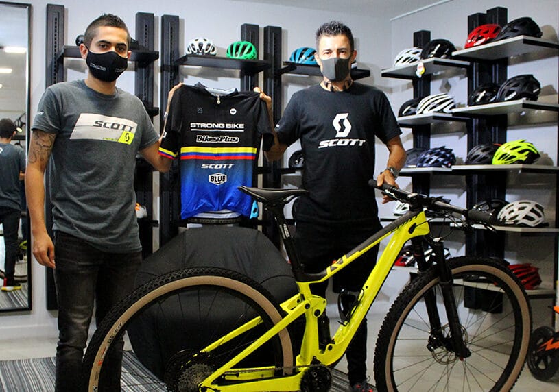 Fabio Castañeda y la marca Bikes Plus sellan su relación