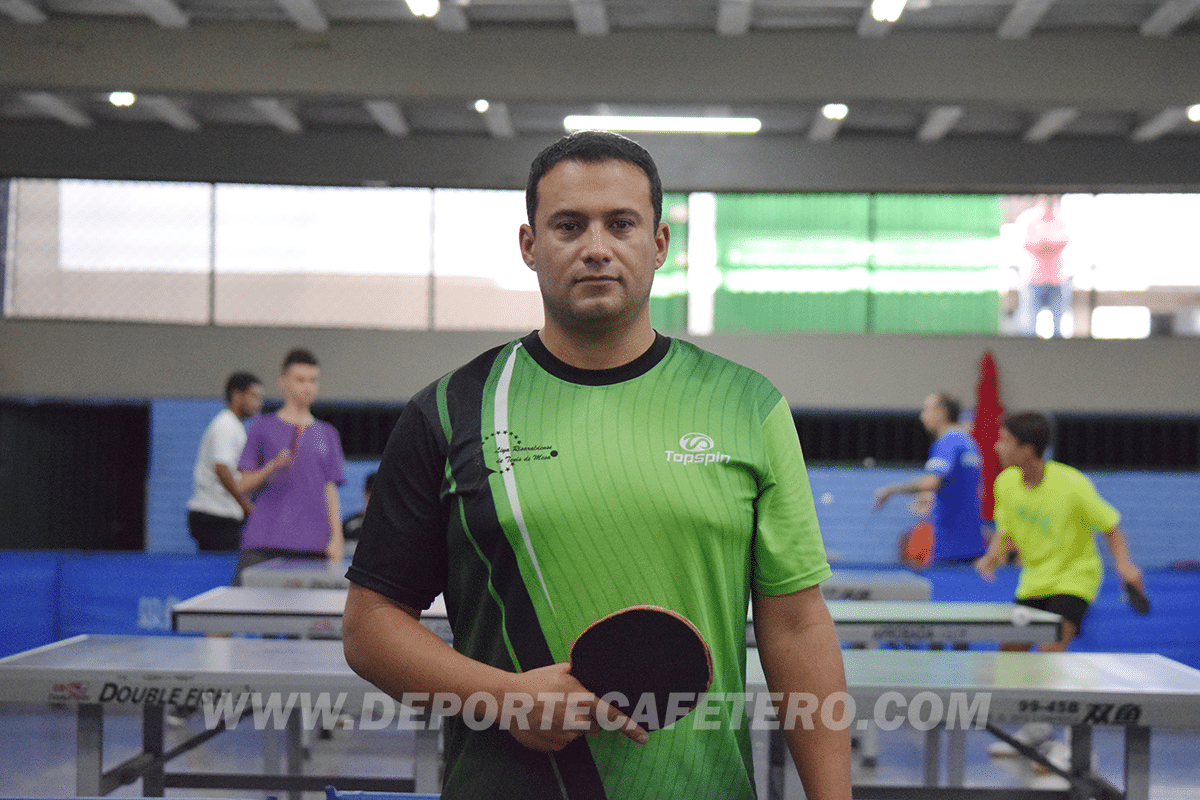 Juan Carlos García, a la Federación Colombiana de Tenis de Mesa