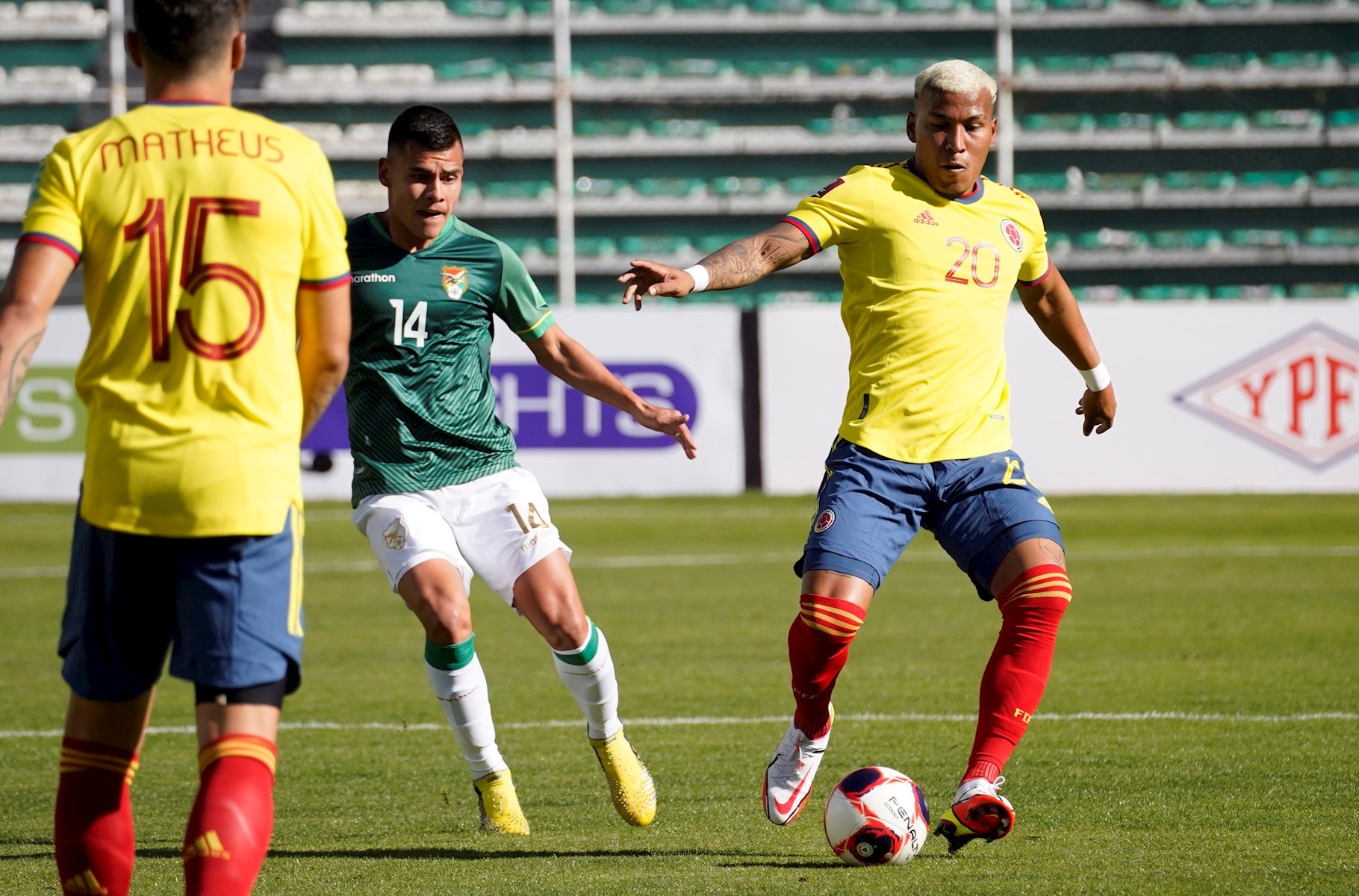 En la altura, Colombia consiguió un empate ante Bolivia