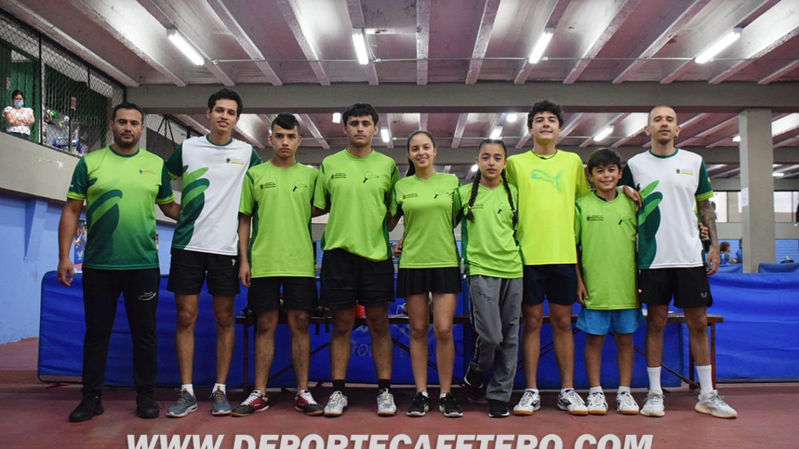 Los mejores deportistas de Risaralda al Top Colombia de tenis de mesa