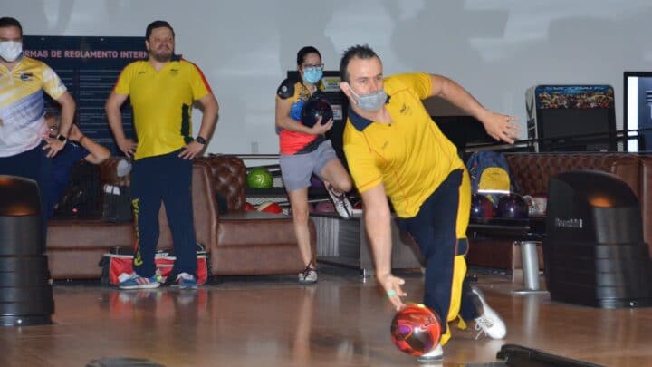 El bolichero risaraldense Jaime González, en concentración con la Selección Colombia