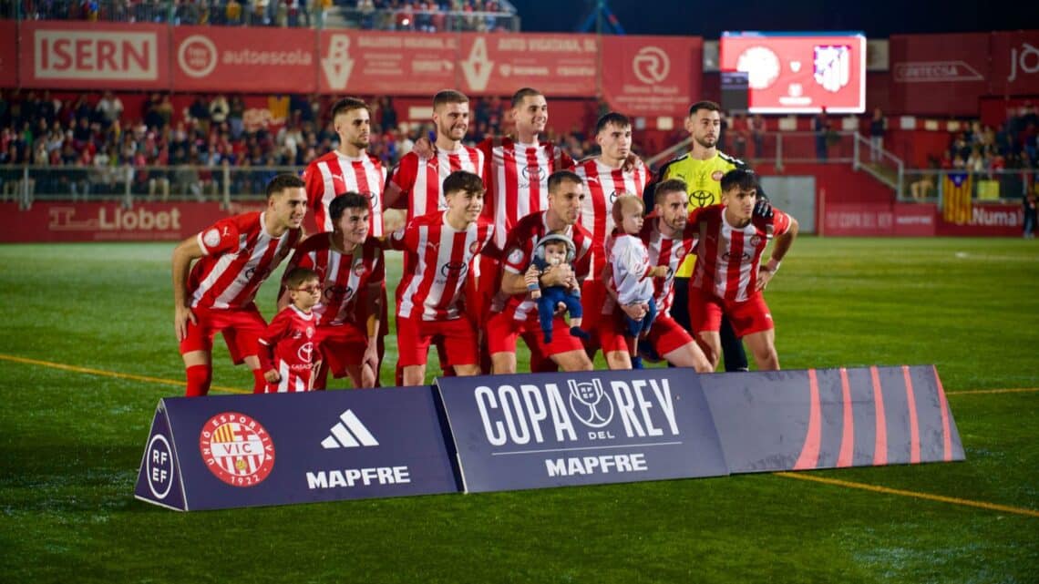 Vic marcó la historia ante el Atlético de Madrid